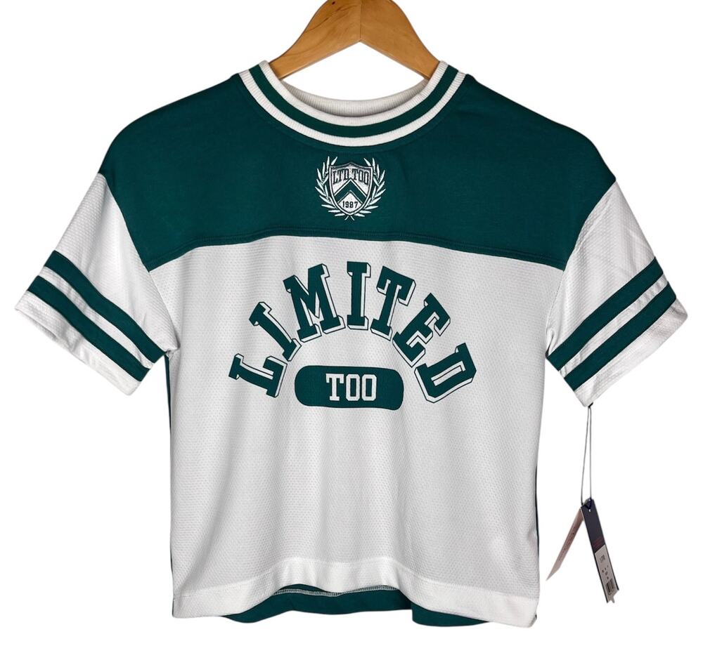 Limited Too Jersey Oversized Graphic Tee Girls Small 7/8